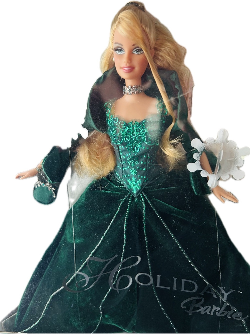 Special 2004 Collector's Edition Barbie Emerald Green Holiday Gown Doll NIB